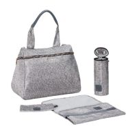 Lassig Glam Rosie Diaper Bag, Anthracite Glitter