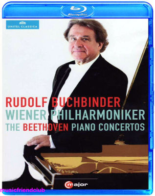 Complete works of Beethoven Piano Concerto 1-5 Buchbinder Vienna Philharmonic (Blu ray BD25G)