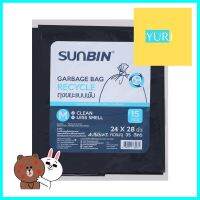 ถุงขยะหนา SUNBIN 24X28 นิ้ว 15 ใบ สีดำTHICK GARBAGE BAGS SUNBIN 24X28IN BLACK 15PCS **สอบถามเพิ่มเติมได้จ้า**