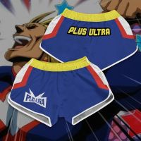 Anime My Hero Academia PLUS ULTRA Panties All·Might Cosplay Beach Shorts For Women Men Summer Sports Loose Shorts