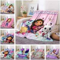 Anime cartoon Gabys doll house cute blanket office nap sofa blanket childrens air conditioning blanket blanket flannel soft warmth customizable3