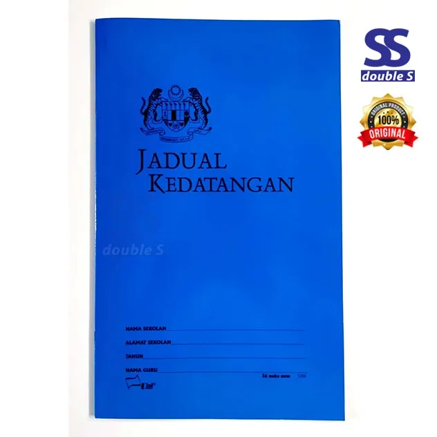 Malaysia Stock Jadual Kedatangan Buku Rekod Kehadiran Muridattendance Book Lazada 