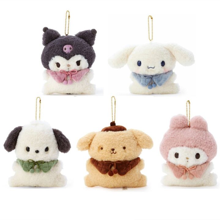 Fluffy Sanrio Plush Toys Cute Cartoon Anime Plushie Kuromi My