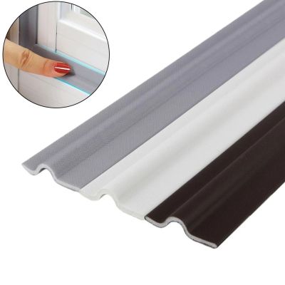 1-6m Window Sealing Strip Acoustic Foam For Sliding Door Windows Windproof Soundproof Cotton Seal Door Gap Sound Foam
