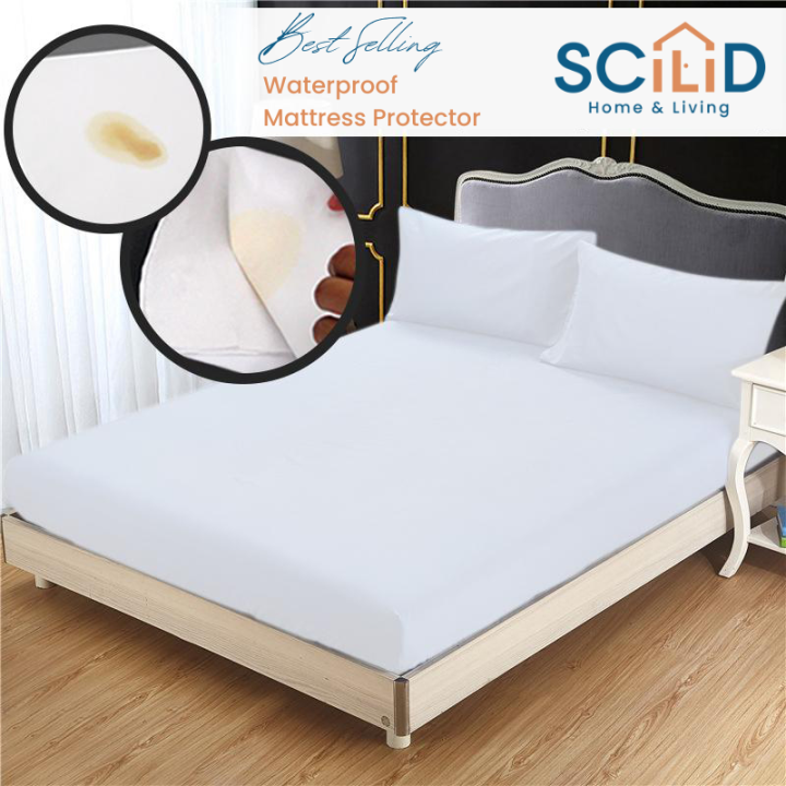 SCILID by Nemuri Hypoallergenic Waterproof Mattress Protector Fitted