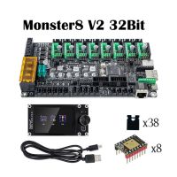 【LZ】✁┇  Acessórios para impressora 3D MkS Monster8 V2 placa de controle 3D impressora placa principal 8 eixos