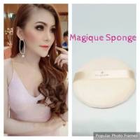 Magique FacialPowder Puff) พัฟฝุ่นเมจิก ขนาดกลาง เส้นผ่าศูนย์กลาง 7.5 ซม ทาแป้งฝุ่น ช่วยให้ทาแป้งได้บางเบา เรียบเนียน พัฟ 2 way grade A พริตตี้ใช้กนเยอะ