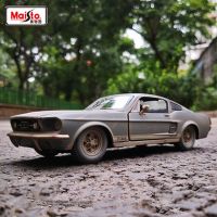 Maisto รถฟอร์ดรุ่น Mustang GT โลหะอัลลอย1967โมเดลรถยนต์เก่าโมเดลรถยนต์สะสมจำลองของขวัญสำหรับเด็ก