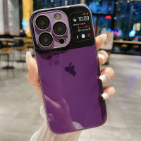 With Lens Film Shockproof glass Phone Case For iPhone 14 14plus 14pro 14promax 13 13pro 13promax Hard Case 12 12pro 12promax 11 11promax New window design 6 Colors