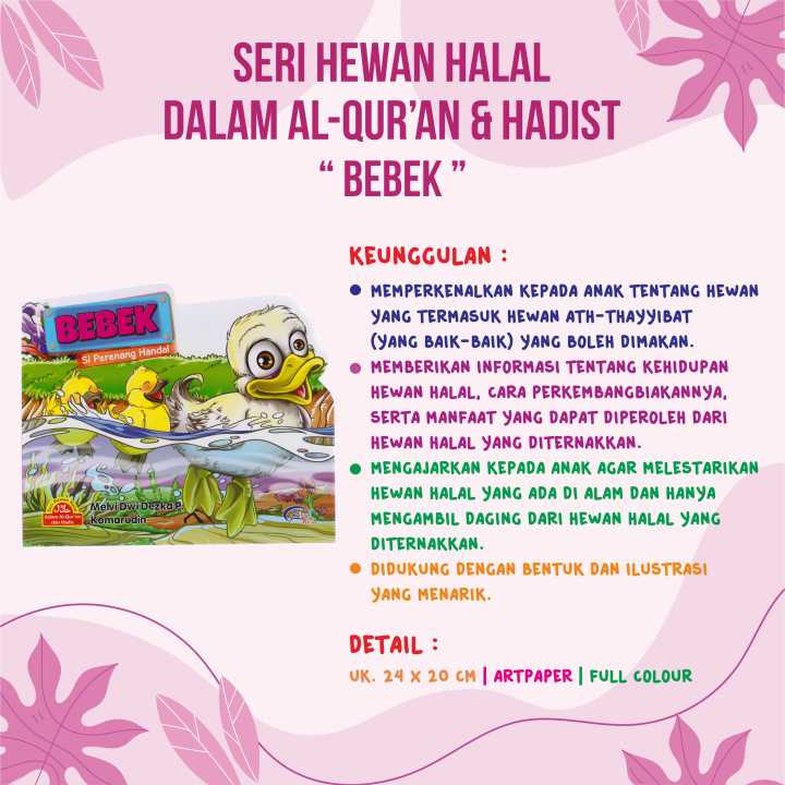 Buku Cerita Anak Islami Bergambar | Cergam Seri Hewan Halal Dalam Al ...