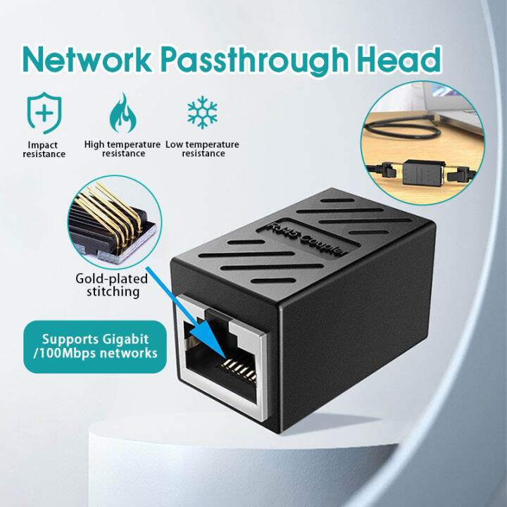 RJ45 Cable Adapter Connector Network Straightthrough