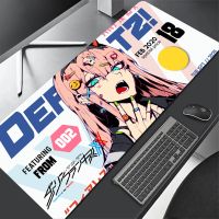 ﹍ Large Anime Mouse Pad Darling in the FranXX 02 Gaming Mousepad Big Mouse Mat Zero Two XXL 90x40 HD Print Keyboard Pads Desm Mat