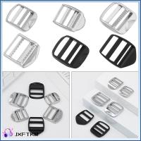 JXFTKM โลหะ สี่เหลี่ยมผืนผ้า ส่วนสายคล้องไหล่ Slider Adjust Buckle Slider Loop อุปกรณ์เสริมสำหรับกระเป๋าเป้สะพายหลัง สายรัดกระเป๋าเป้สะพายหลัง Buckle