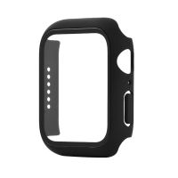 SmartPhonemall Shockproof PC+Tempered Glass Protective Case with Packed Carton For Apple Watch Series 3 &amp; 2 &amp; 1 38mm(Black)