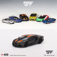 MINI GT 1:64รุ่นรถ Buga Chiron Super Sport Alloy Die-Cast Running Vehicle #409 LHD