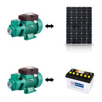 Solar Water Pump 24V DC 180w self-priming booster pump รุ่น QB60 ปั๊มโซล่าเซลล์ 24V DC ปั้มหอยโข่งบัลเลส ปั๊มหอยโข่ง ขนาดใหญ่ ยกน้ำได้สูง