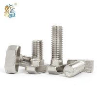 [HOT 2023] 2/5/10PCS M5 M6 M8 T หัวค้อน T Bolt อลูมิเนียมเชื่อมต่อ T หัวสกรูสกรูสำหรับ20/30/40/45รางอลูมิเนียม