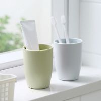 New Arrival Plastic Circular Toothpaste Cup High Quality Toothbrush Holder Tooth Mug Bathroom Toothbrush Stand Storage Rack