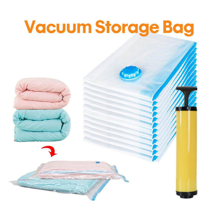 Reusable Vacuum Compressed Storage Bag Clothes Thick Fabric Vacuum Bags