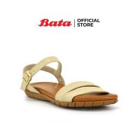 ✘ Bata บาจา รองเท้าผู้หญิง รองเท้ารัดส้น รองเท้าใส่สบาย รองเท้าพื้นนิ่ม ใส่สบาย แบบรัดส้น สำหรับผู้หญิง รุ่น Charlie2 สีเบจ 5618288