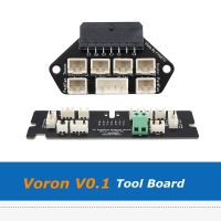 Voron แผงเฟรมสะดือ V0.1 + หัวเครื่องมือบอร์ดขยายสำหรับเครื่องพิมพ์รองรับนีโอพิกเซลสำหรับ V0.1 V0 3D ชิ้นส่วนเครื่องพิมพ์