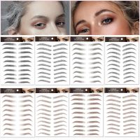 30pair/3sheet Hair-liked Eyebrow Tattoo Sticker Waterproof Cosmetics Long Lasting Makeup False Eyebrows Stickers Makeup