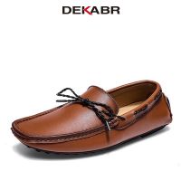 HOT ●☸♂ Dekabr รองเท้าโลฟเฟอร์ลําลอง ส้นแบน ใส่สบาย สไตล์วินเทจ แฟชั่นฤดูใบไม้ผลิ สําหรับผู้ชาย 2022