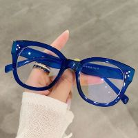 New Square Anti Blue Light Glasses Frame Women Men Optical Computer Eyeglasses Frames Office Decoration Fake Eyewear