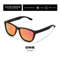 HAWKERS Carbon Black Ruby ONE Sunglasses for Men and Women, unisex. UV400 Protection. Official product designed in Spain OTR48