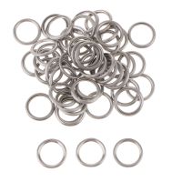 50PCS M14 Aluminum Oil Crush Washers/Drain Plug Gaskets Compatible with Mitsubishi V5 V6 MD050317