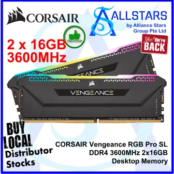 Corsair Vengeance RGB PRO SL Series 2x8 Go 3600 MHz