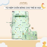 Túi Nệm Chần Bông Khang Home Cho Trẻ Đi Học Kèm Gối Nằm 70x150cm