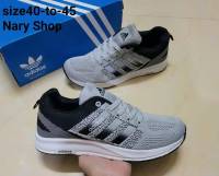 รองเท้าอาดิดาสaddidas ผู้ชายและผู้หญิง [ สี: เทา, ดำ, น้ำเงิน, แดง ] size: EU 40-45 ? น้ำหนักเบา วัสดุแข็งแรง ทนทาน คุ้มค่า ใส่ทำงาน