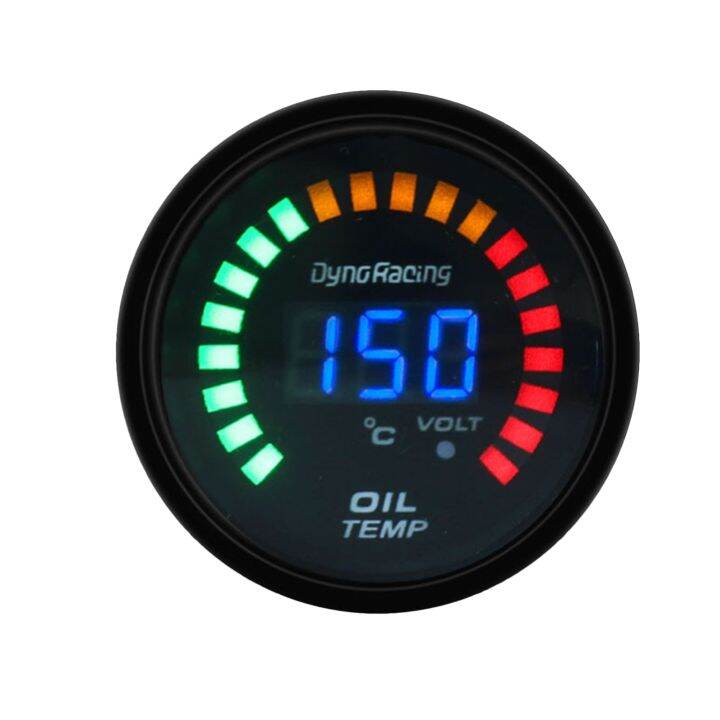 SuperRide Oil Temp Gauge 2Inch Sensitive Antirust Car LED Digital Oil