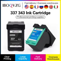 IBOQVZG อะไหล่สำหรับ HP ตลับหมึกเติมเงิน343 337 343 337 Deskjet 6940 D4160 Photosmart 2575 8050 C4180เครื่องพิมพ์ D5160