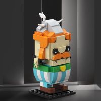 MOC Obelix Anime Action Figures Asterixs And Obelixs Brickheadz Comic Character Building Block Kit Toy For Adult Gifts Christmas