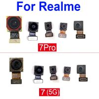 สําหรับ Realme 7 5G 7 Pro โมดูลกล้องหน้าด้านหลังมินิเซลฟี่ด้านหน้าหันหน้าไปทางด้านหลังกล้องหลัก Flex Cable Reapir อะไหล่