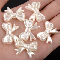 20pcs White Imitation Pearl Beads Bow Shape Loose Spacer Beads for Jewelry Making DIY Charm Bracelet Handmade Crafts Accessories DIY accessories and o