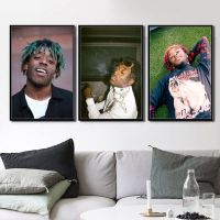 Rap Hip Hop Rapper เพลง Star Lil Uzi Vert-คุณภาพผ้าใบภาพวาดโปสเตอร์สำหรับ Room และ Living Wall Decor-ยอดนิยม Cafe Art Decor รูปภาพ