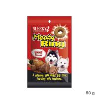 SLEEKY Meaty Ring Beef Flavored   รสเนื้อ 50 กรัม