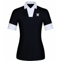 2023 New Golf Women Jerseys Pre Order จากจีน (7-10วัน) ANEW Golf Sport T-Shirt Ladies Short Sleeves #880523 #