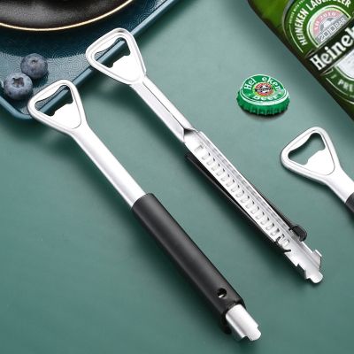 Bottle Opener Beer Driver Cap Screwer Creative Kitchen Tool Household Two-in-one Adjustable Stainless Steel Can Opener