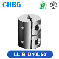 เพลา Coupling CHBG LL D40L50แมงมุมแข็งแรงบิดมอเตอร์ Connector Coupler CNC อลูมิเนียม Universal Joint 3D เครื่องพิมพ์ Cardan Rc