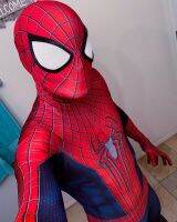 The Amazing Costume Halloween TASM 2 Zentai ชุดคอสเพลย์ Enfants Lincroyable Dguisement Spidey เครื่องแต่งกายวันฮาโลวีน Corps Complet