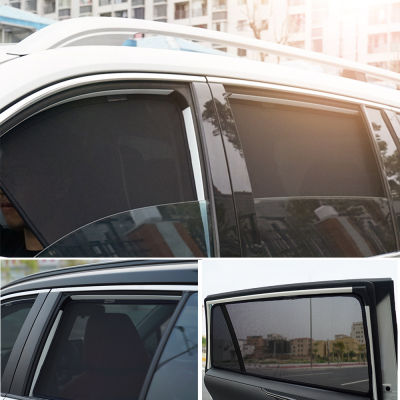 สำหรับออดี้ Q5 80A SUV 2018-2023แม่เหล็กม่านบังแดดรถยนต์ Visor ด้านหน้ากระจกกรอบม่านด้านหลังเด็กหน้าต่างสีอาทิตย์โล่