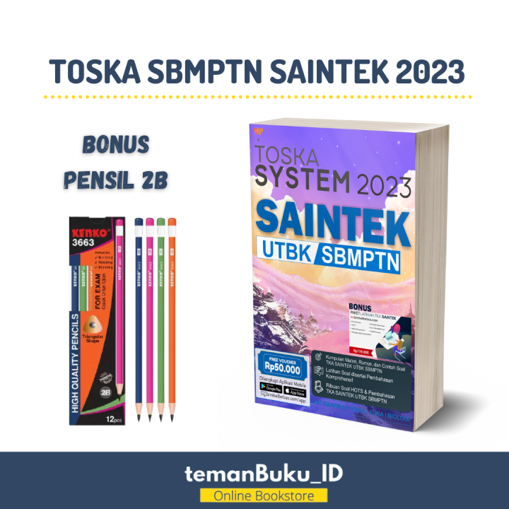 Buku Toska System Utbk Sbmptn Tka Saintek 2023 Saintek 2023 Lazada