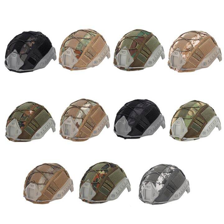 หมวกกันน็อคยุทธวิธีสำหรับ-fast-mh-pj-bj-helmet-paintball-army-helmet-cover-อุปกรณ์เสริมทางทหาร