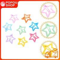 POPOUSHOP 20pcs Star Shape Hair Clips Hair Clasp Hair Barrettes Star Shape Hair Hair Pins