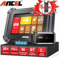 【COD+Freebies】Ancel V6 Pro BT Bi-Directional All System เครื่องสแกน OBD2พร้อมฟังก์ชั่นรีเซ็ต25ฟังก์ชั่นเครื่องอ่านโค้ดและเครื่องมือสแกน Auto Vin Key Programmer For 12V and 24v