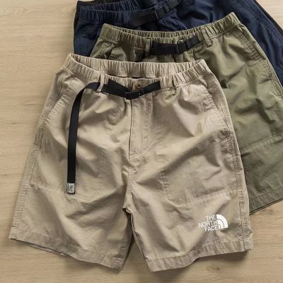 CODff51906at The North Face Overalls Shorts Mens Summer Japanese Street Wear Big Pockets Loose Casual Pants Trendy Straight-Leg